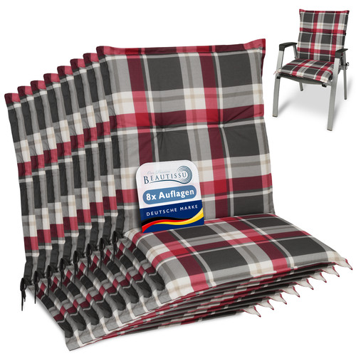 Gartenstuhl auflagen - 8x,