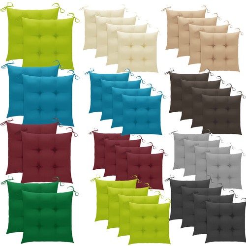 2er 4er set stuhlkissen - set, 40x40