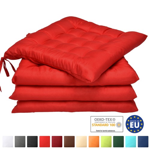 Sitzkissen 4er set stuhlkissen - set,