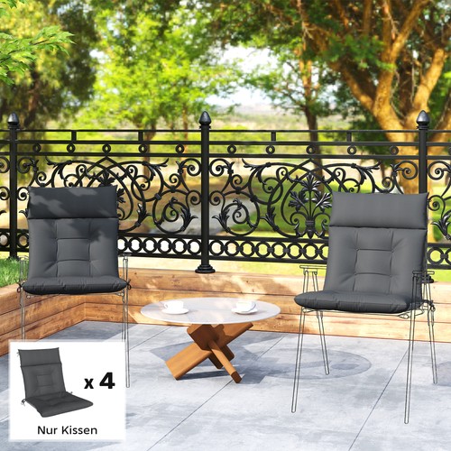 Outsunny 4er set sitzkissen - outsunny,