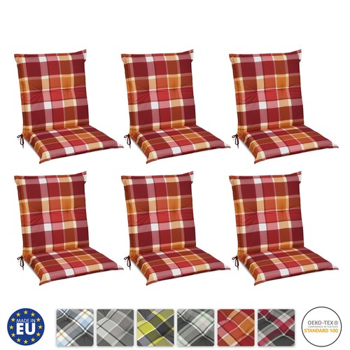 Gartenstuhl auflagen - 6x,